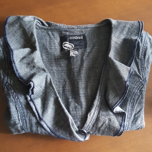 đť…şECKORED jean shirt / blazer - Picture 5 of 8